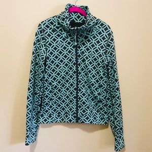 Lululemon women’s zip up light/green gray jacket